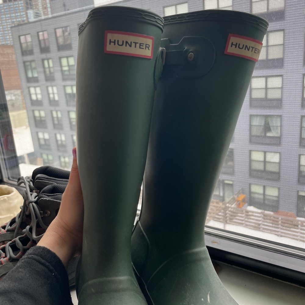 Hunter Dark Green Footwear